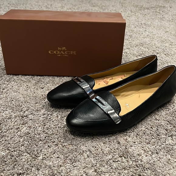 Coach Leather Loafers - Picture 1 of 4